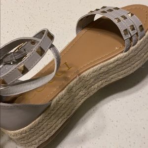 CCOCCI Grey Emily Espadrille Sandals